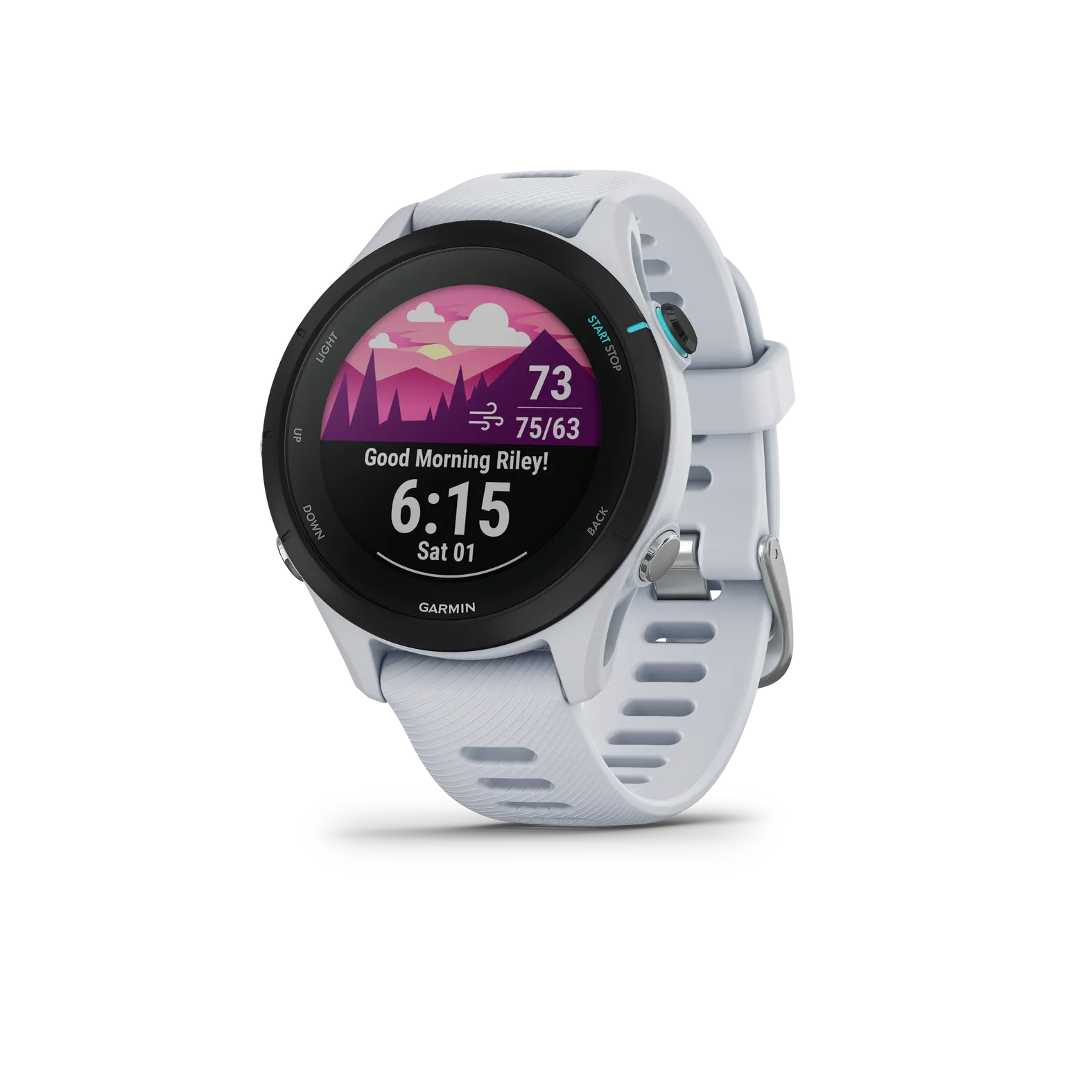 【セール 登場から人気沸騰】 FORERUNNER GARMIN 255S WHITE/PINK/RCR MUSIC 時計
