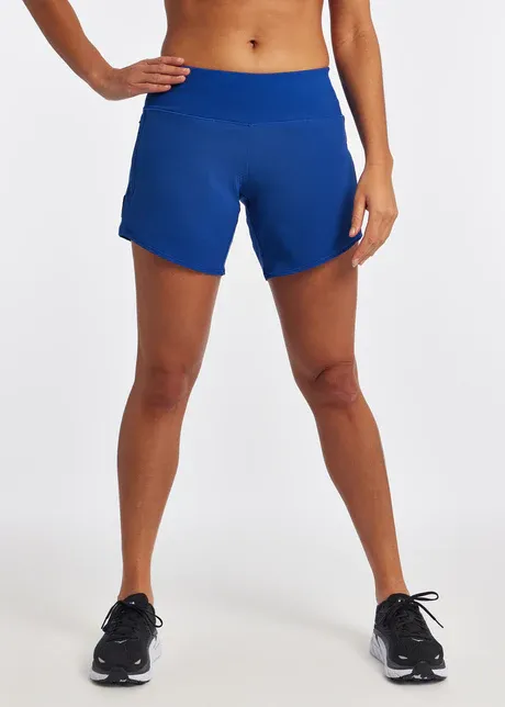 Oiselle Roga Fruit deals Punch Navy Athletic Running Shorts 10